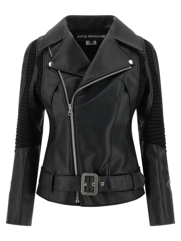 Knitted insert jacket JUNYA WATANABE Black