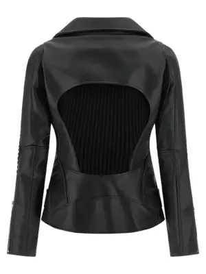 Knitted insert jacket JPJ0071 JUNYA WATANABE Black