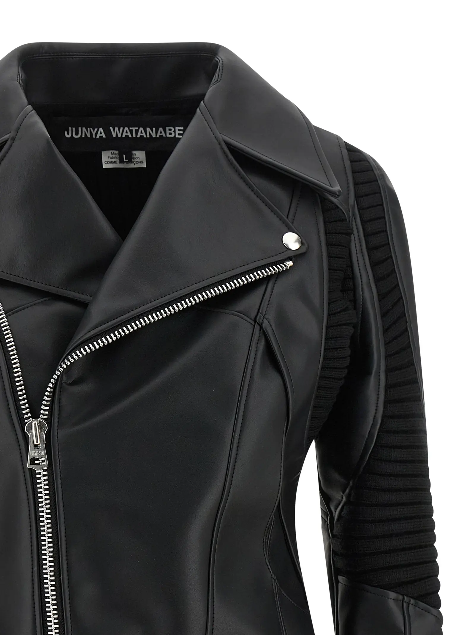 Жакет Junya Watanabe Knitted Insert Чорний 3 Knitted insert jacket Woman JUNYA WATANABE Black