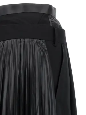 Double layer trousers 50% wool