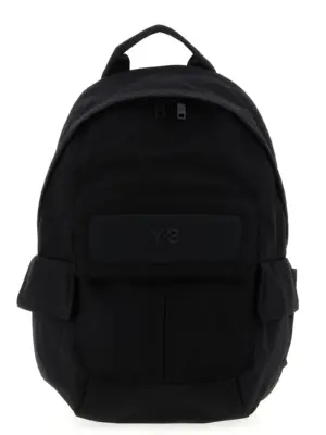 Small logo pocket backpack Y-3 Black