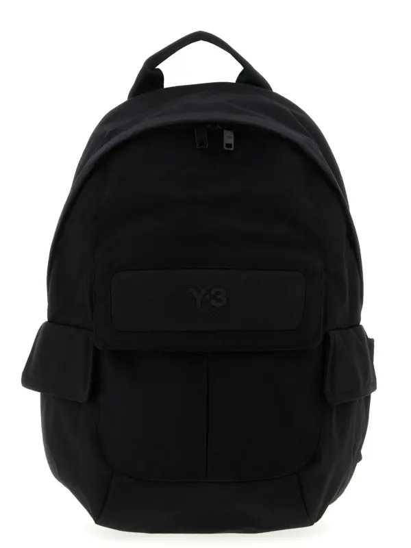 Small logo pocket backpack Y-3 Black
