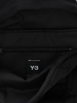 Small logo pocket backpack 100% polyamide Y-3 Black