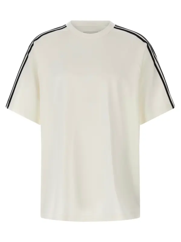 'Y-3 Short Sleeve Tee 3-Stripes' T-shirt Y-3 White