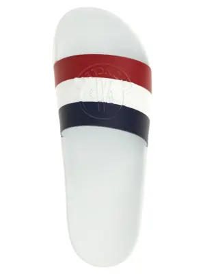 'Basile' slides 100% elastane MONCLER White
