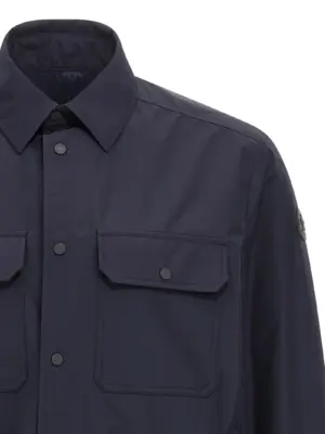 Tech fabric shirt Man MONCLER Blue