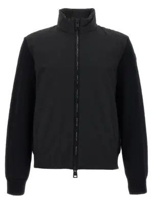 Matt effect cardigan MONCLER Black