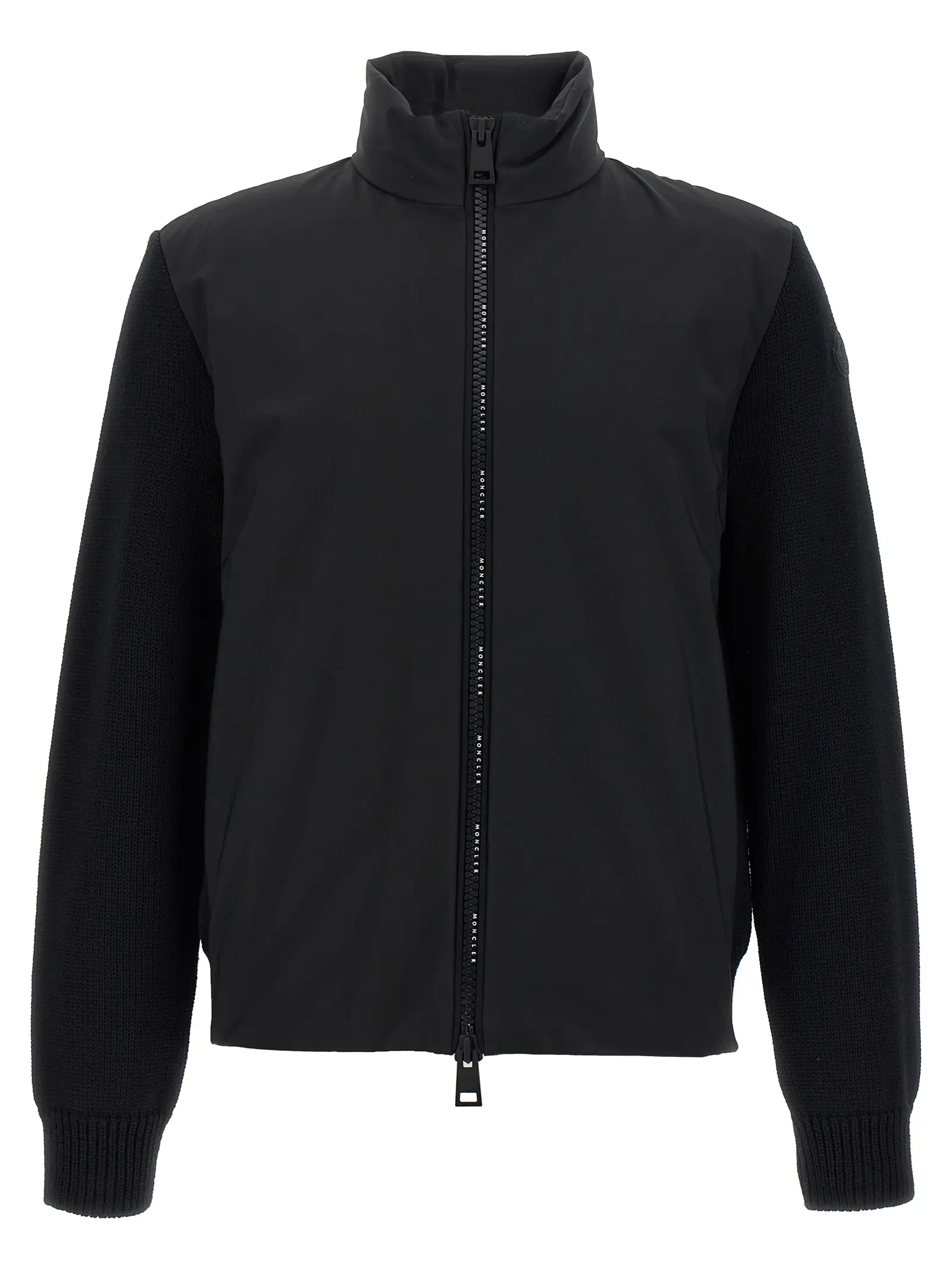 Кардиган Moncler Matt effect Чорний 1 Matt effect cardigan MONCLER Black