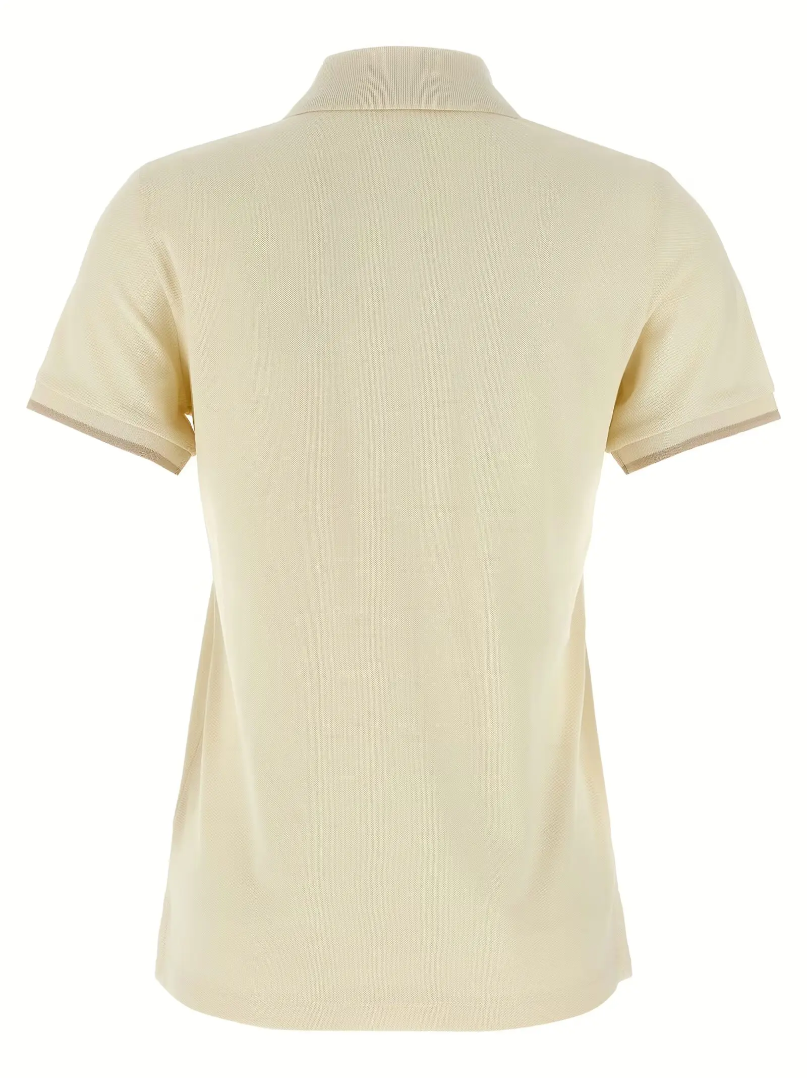 Поло з логотипом Moncler Бежеве 2 Logo patch polo shirt K20938A0000484720034 MONCLER Beige