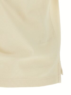 Logo patch polo shirt 100% cotton MONCLER Beige