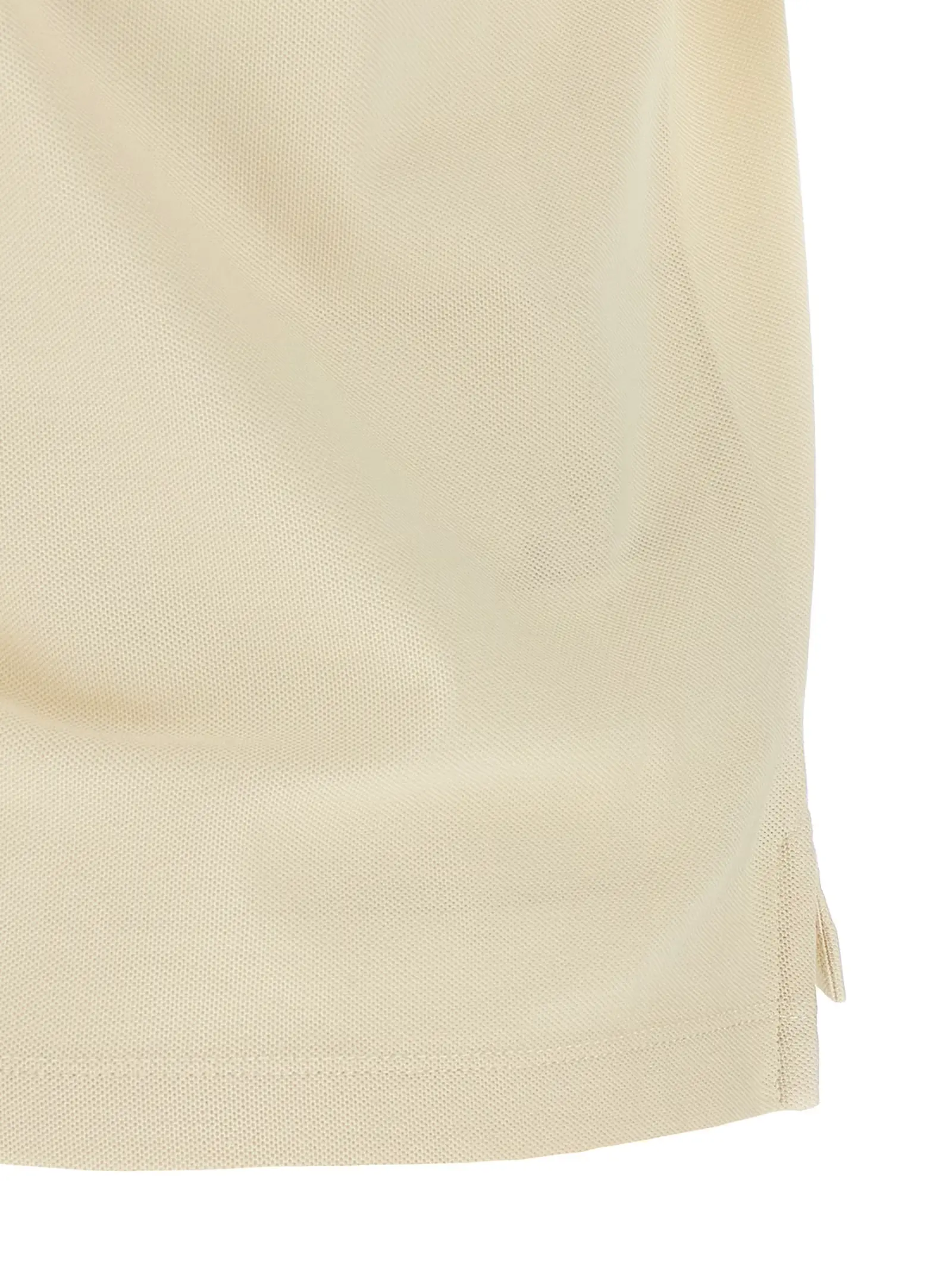 Поло з логотипом Moncler Бежеве 4 Logo patch polo shirt 100% cotton MONCLER Beige