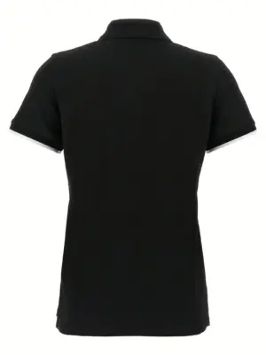 Logo patch polo shirt K20938A0000484720999 MONCLER Black