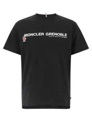 Cotton t-shirt MONCLER GRENOBLE Black