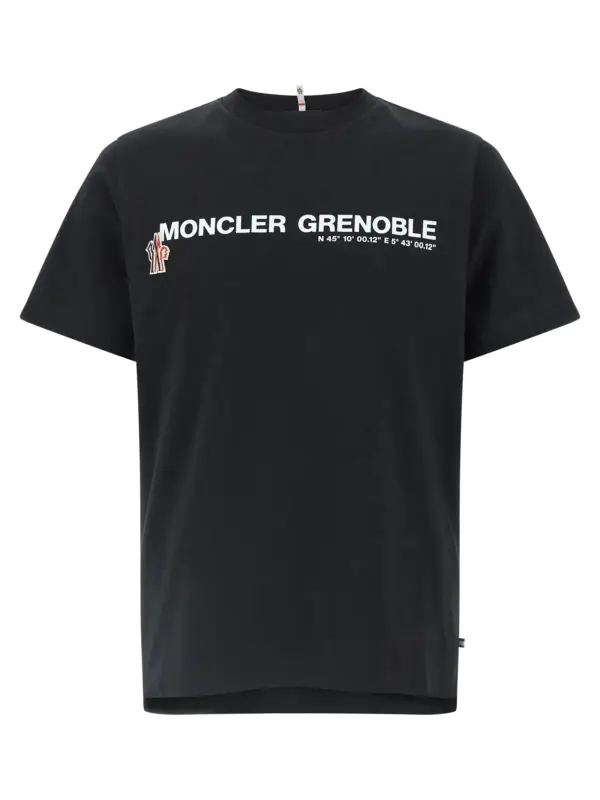 Cotton t-shirt MONCLER GRENOBLE Black