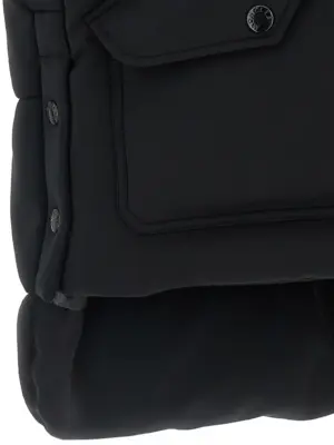 Moncler x Edward Enninful 'Otis' vest 42% polyamide 33% cotton 25% elastane MONCLER GENIUS Black