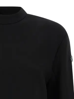 Moncler x Edward Enninful sweatshirt Woman MONCLER GENIUS Black