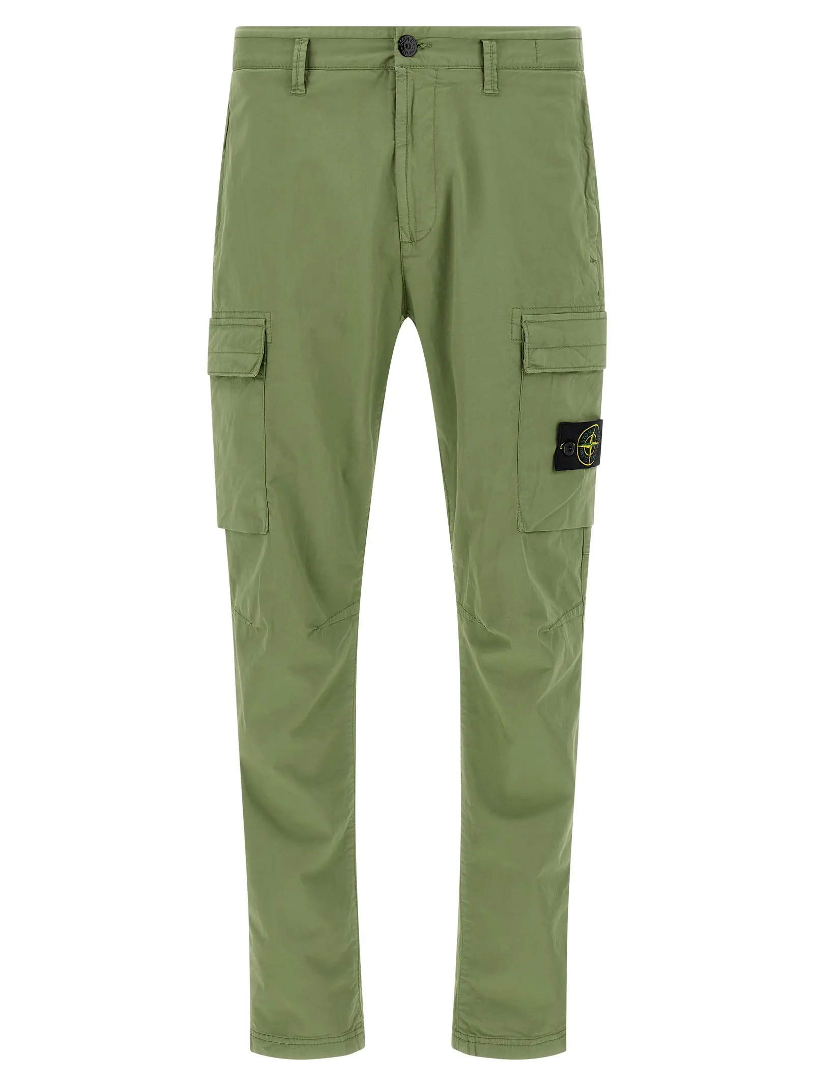 Штани Stone Island Logo badge cargo Зелені 1 Logo badge cargo pants STONE ISLAND Green