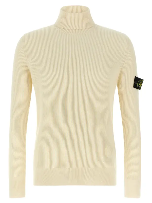 Wool sweater STONE ISLAND White