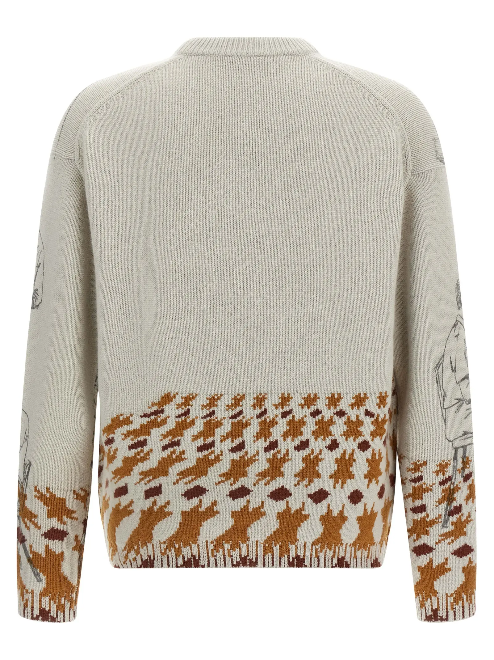 Светр J. W. Anderson Jacquard pattern Сірий 2 Jacquard pattern sweater KW1439YN0373943 J.W.ANDERSON Gray