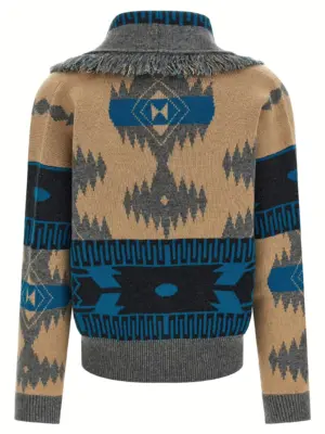 'Icon' bomber cardigan LWHB026E25KNI00262066206 ALANUI Multicolor