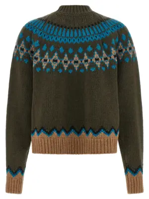 'Sweet Winter' sweater LWHE061E25KNI00156645664 ALANUI Green