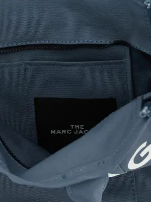 'The Canvas Large Tote' shopping bag 100% cotton MARC JACOBS Blue