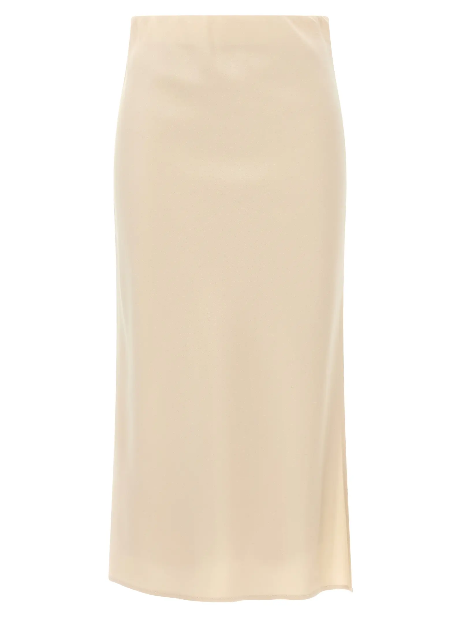 Спідниця Pencil Fluid Brunello Cucinelli Бежева 1 'Pencil Fluid' skirt BRUNELLO CUCINELLI Beige