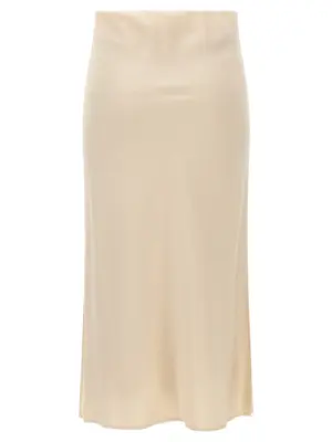 'Pencil Fluid' skirt M0H38G3414C9597 BRUNELLO CUCINELLI Beige