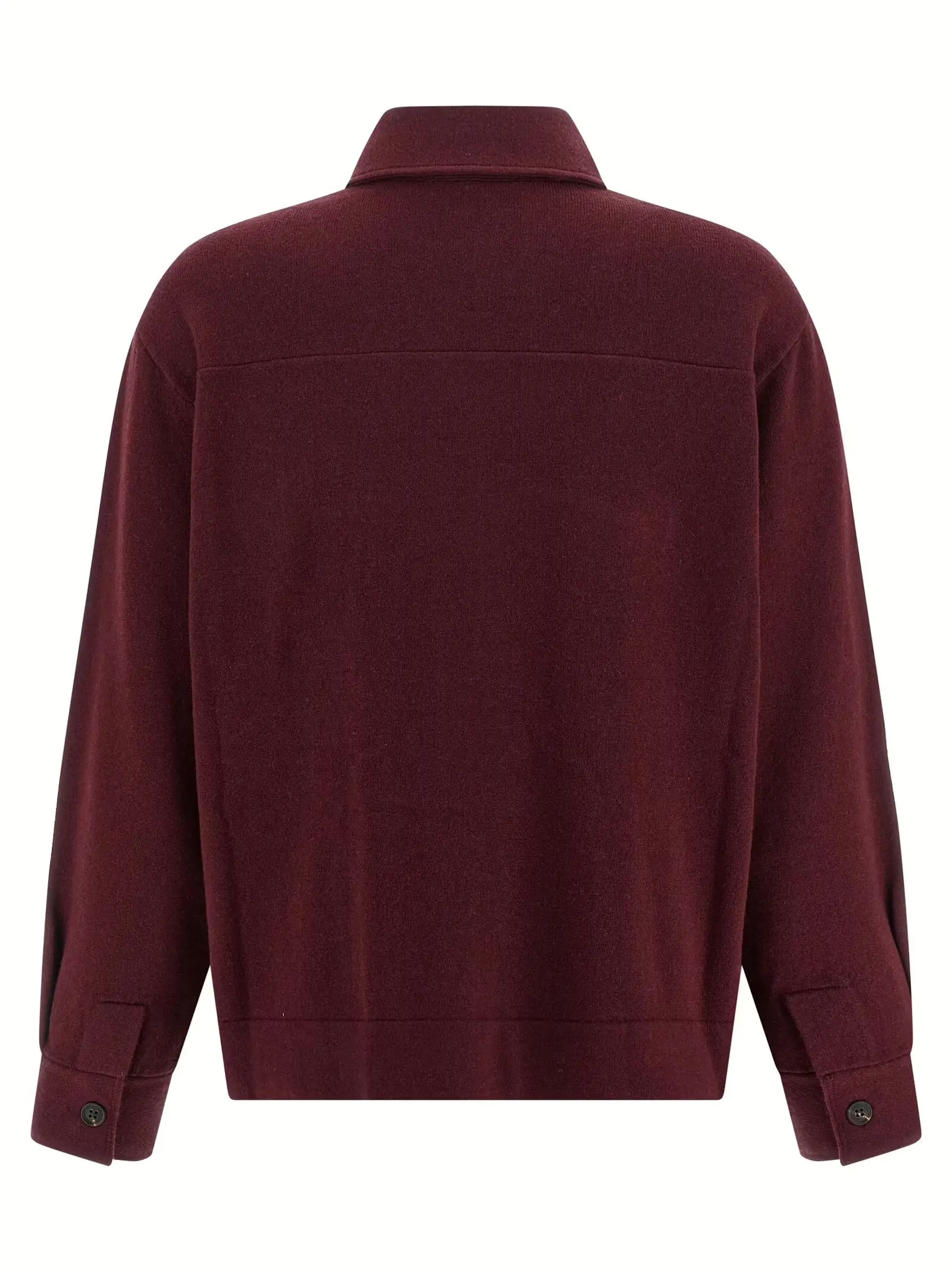 Сорочка в’язана Brunello Cucinelli Бордова 2 Knitted shirt M16223206PC9663 BRUNELLO CUCINELLI Bordeaux