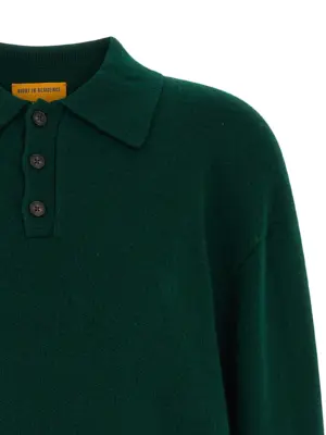 'Allday' polo shirt Woman GUEST IN RESIDENCE Green