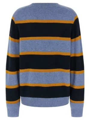 'Stripe Crew' sweater M32310JMHEATHERBLUECOMBO GUEST IN RESIDENCE Multicolor