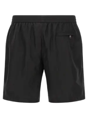 Logo plaque swimsuit M4F36TONR46N0000 DOLCE & GABBANA Black