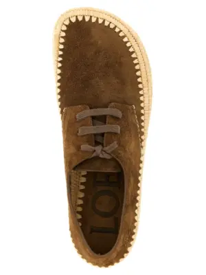 'Rio' lace up shoes 100% calfskin leather (Bos Taurus) LOEWE Brown