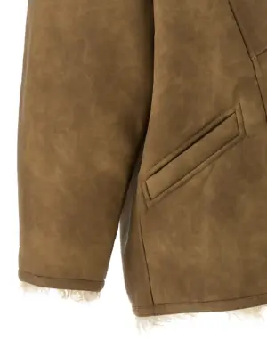 'Clea' jacket 100% polyurethane MARANT ETOILE Beige