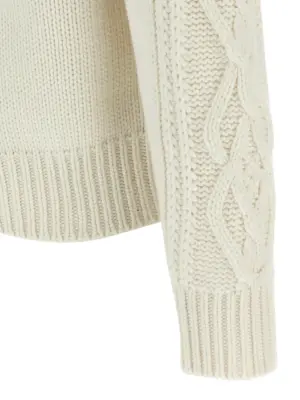 Cashmere cardigan 100% cashmere BRUNELLO CUCINELLI White