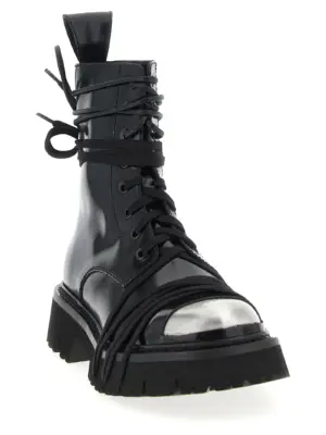 'Combat' combat boots MA24034G0NMG500A MOSCHINO Black