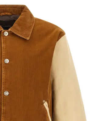 'Homecoming' bomber jacket Man WALES BONNER Brown