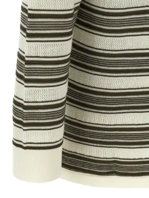 'Samuel' polo shirt 66% wool 23% vi 12% polyamide WALES BONNER Multicolor