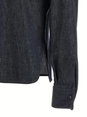 Monile denim shirt 100% cotton BRUNELLO CUCINELLI Blue