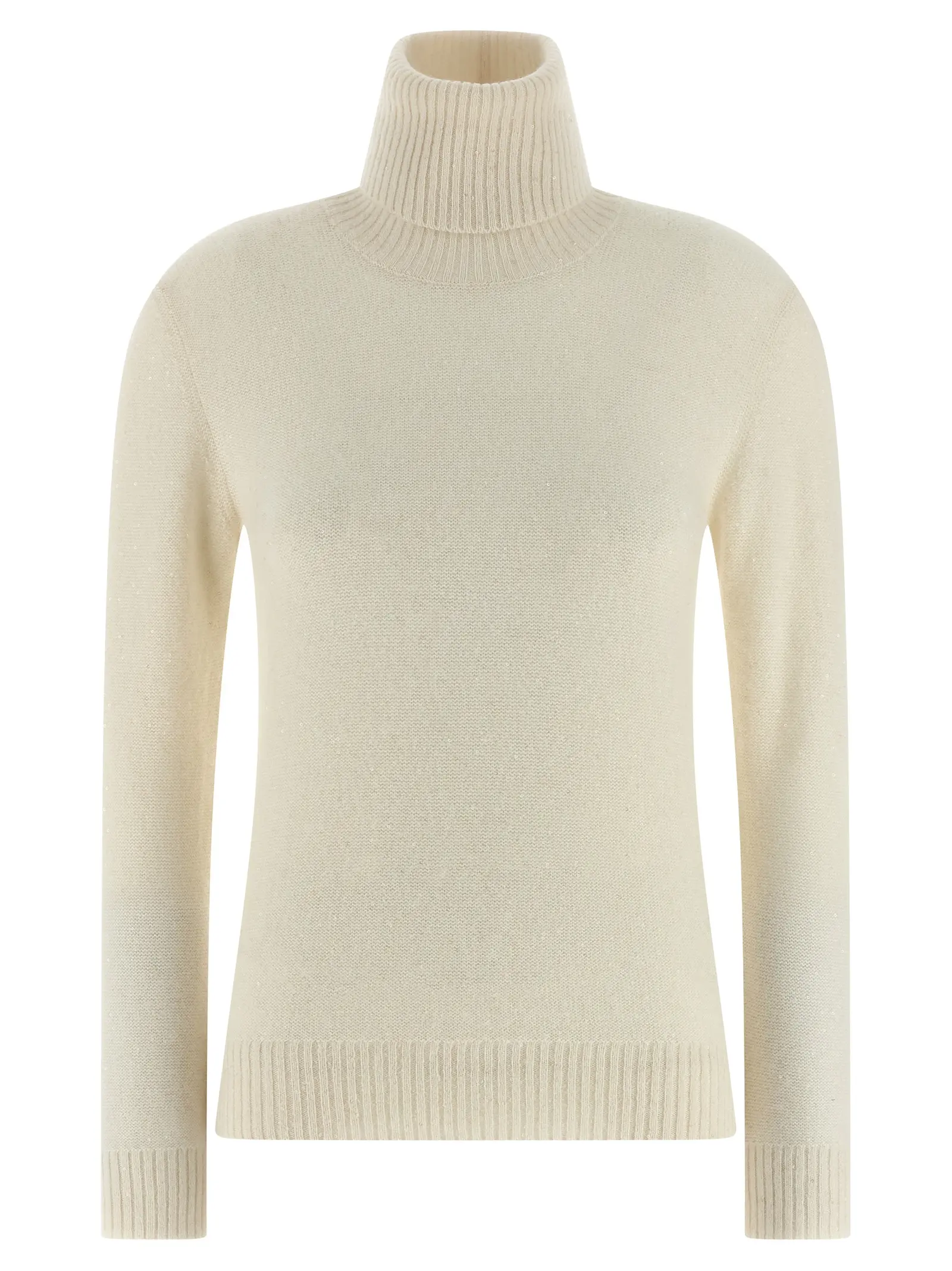 Светр Fabiana Filippi Sequin Turtleneck Білий 1 Sequin turtleneck sweater FABIANA FILIPPI White