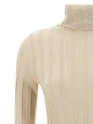 Lurex sweater Woman FABIANA FILIPPI Gold