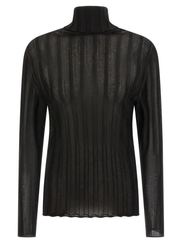 Lurex sweater FABIANA FILIPPI Black