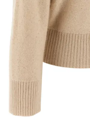 Sequin turtleneck sweater 48% wv