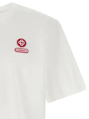 Logo patch t-shirt Man CASABLANCA White