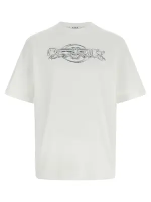 'Casablanca Chrome' T-shirt CASABLANCA White