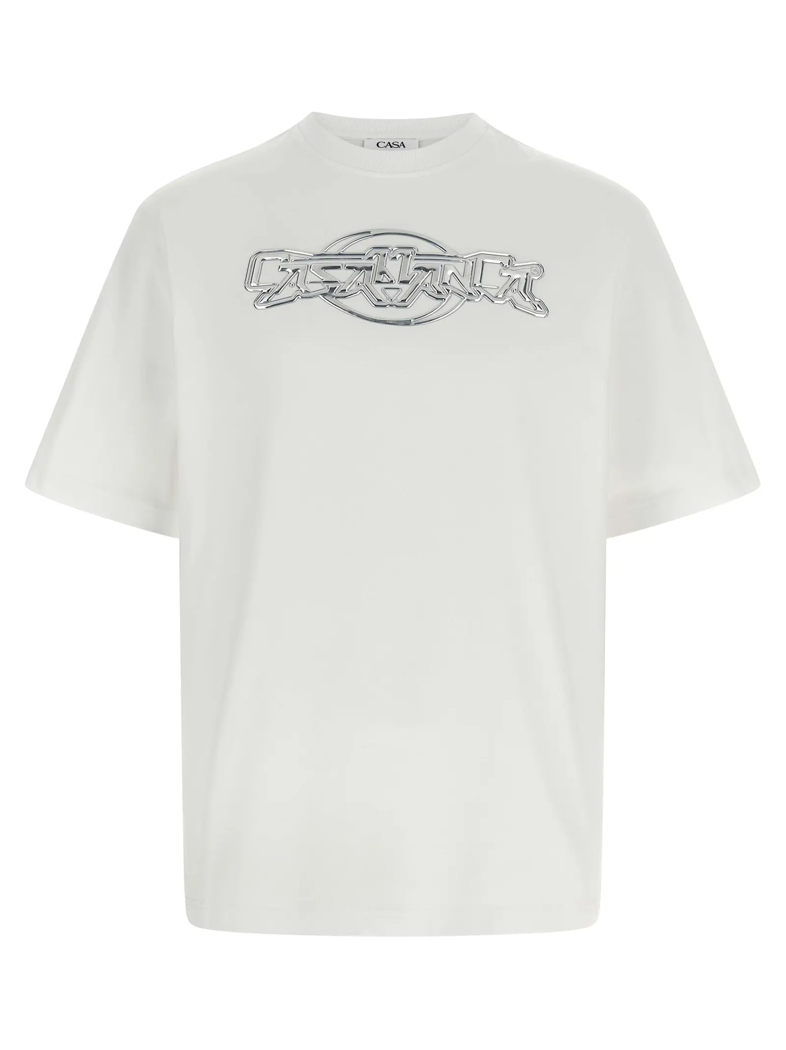 Футболка Casablanca Casablanca Chrome Біла 1 'Casablanca Chrome' T-shirt CASABLANCA White