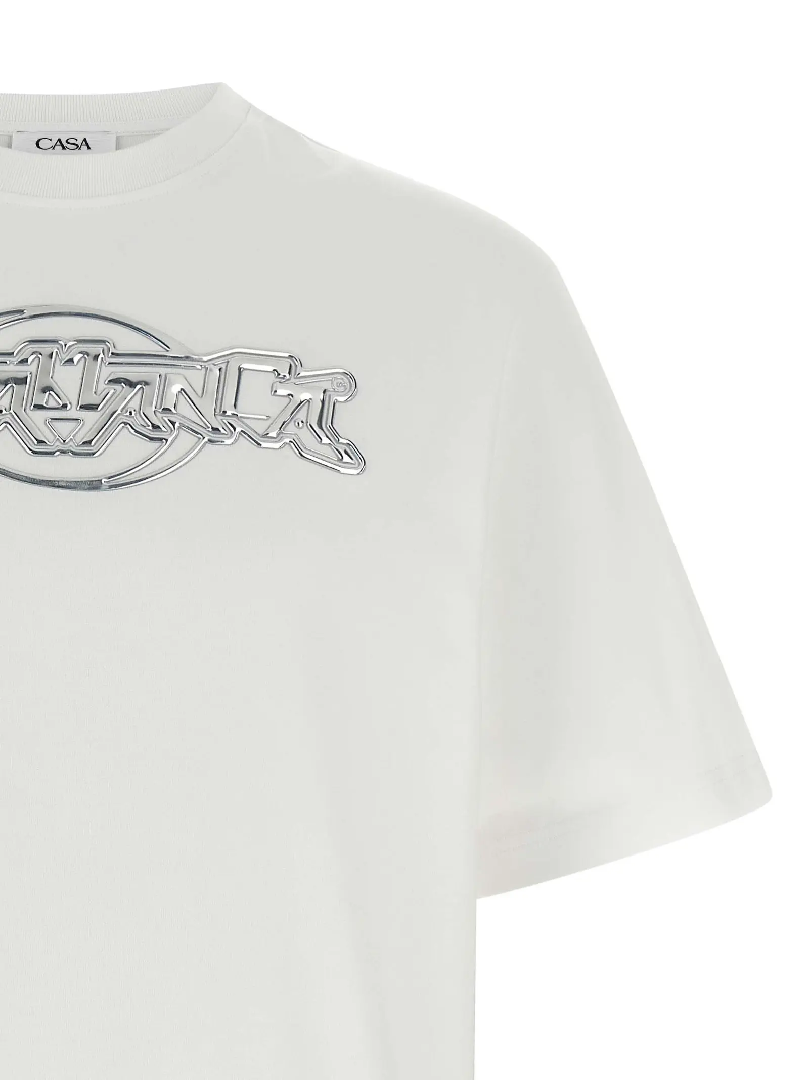 Футболка Casablanca Casablanca Chrome Біла 3 'Casablanca Chrome' T-shirt Man CASABLANCA White