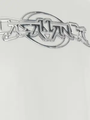 'Casablanca Chrome' T-shirt 100% organic cotton CASABLANCA White