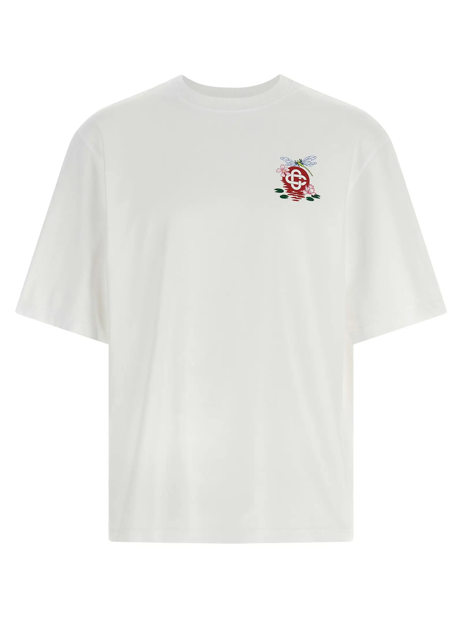 Футболка Casablanca Dragonfly Floral Біла 1 'Dragonfly Floral' T-shirt CASABLANCA White