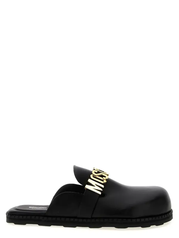 'Birky' sabots MOSCHINO Black